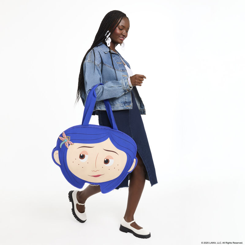 Coraline Cosplay Canvas Tote Bag LFlifestyle1 view 2